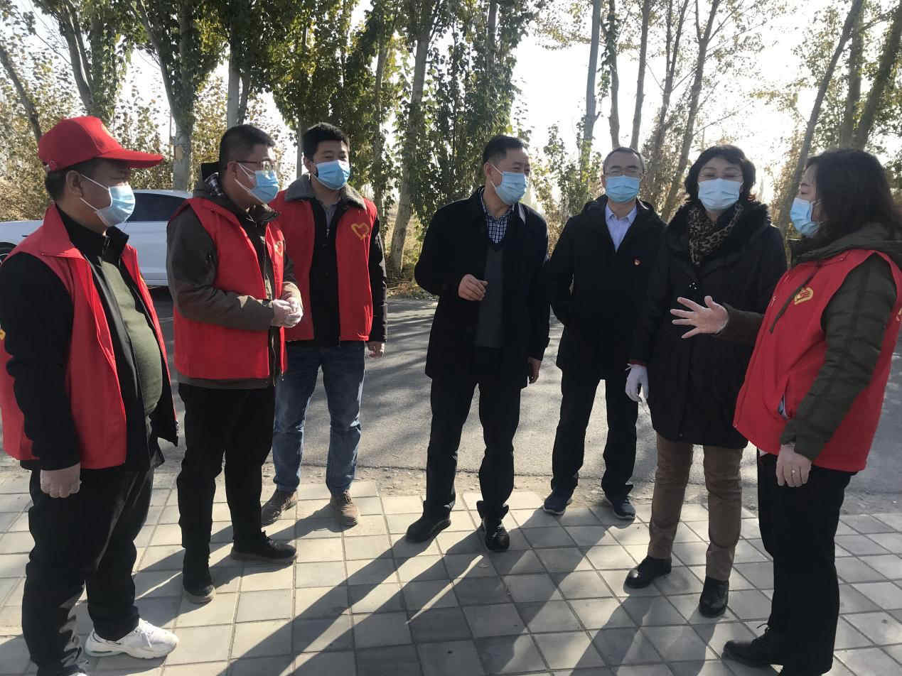 馬宗?？赐繂?wèn)疫情防控一線黨員職工